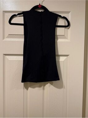 Mango Black Sleeveless Tank Top